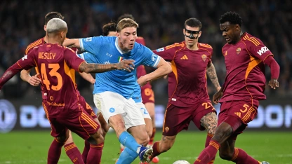 Pareggio tra Napoli e Roma