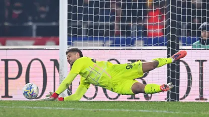 Serie completa dei calci di rigore di Bologna-Lazio