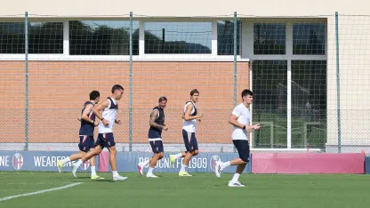 Bologna: il notiziario dell'allenamento