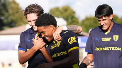 Le immagini di Parma-Spezia