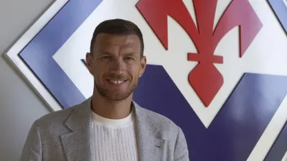 Edin Džeko back in Italy