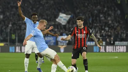 Lazio-Milan 1-0, Isaksen frena la rincorsa rossonera