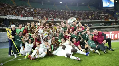 Roma e Como in Champions League