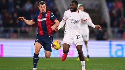 AC Milan and Bologna battle for the Coppa Italia