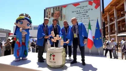 BAGGIO AMBASCIATORE DEL MADE IN ITALY A OSAKA