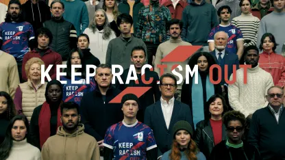 Torna sui campi della Serie A Enilive la campagna "Keep Racism Out"