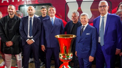 LA COPPA È ARRIVATA A ROMA