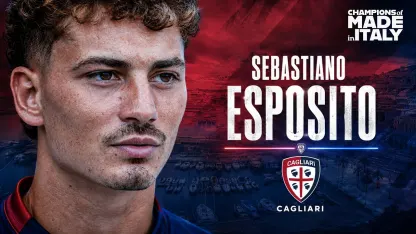 Sebastiano Esposito e Cagliari protagonisti di "Campioni del Made in Italy"
