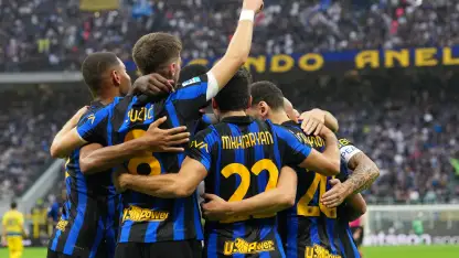 Inter-Parma 3-0, scatto dei nerazzurri 