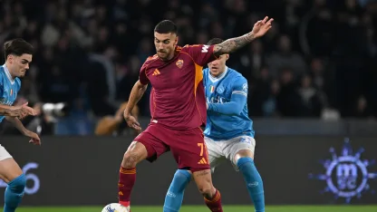 Le immagini di Napoli-Roma