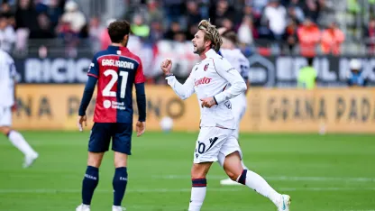 Cagliari-Bologna 0-2, a segno Casale e Bernardeschi