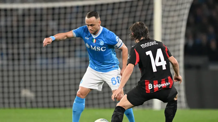 SSC Napoli v AC Milan - Serie A