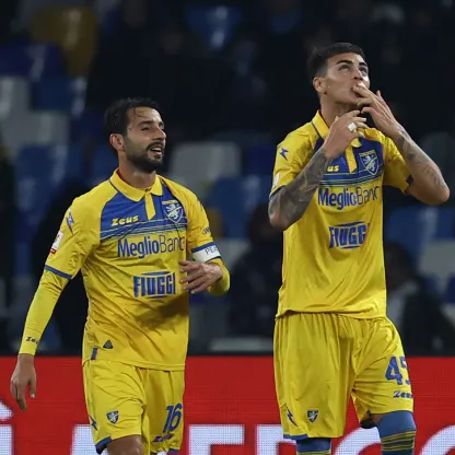 Le immagini di Napoli-Frosinone 