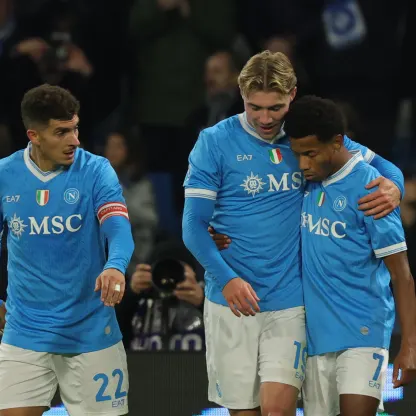 Le immagini di Napoli-Atalanta