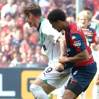 Genoa vs Sassuolo: photos