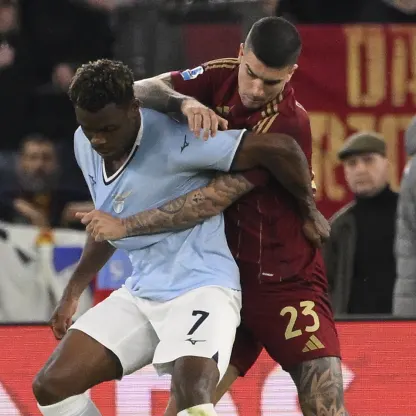 Le immagini di Lazio-Roma