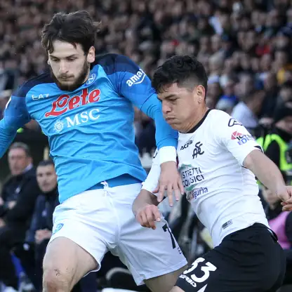 Le immagini di Spezia-Napoli 