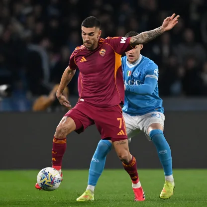 Le immagini di Napoli-Roma