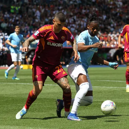 Le immagini di Roma-Lazio