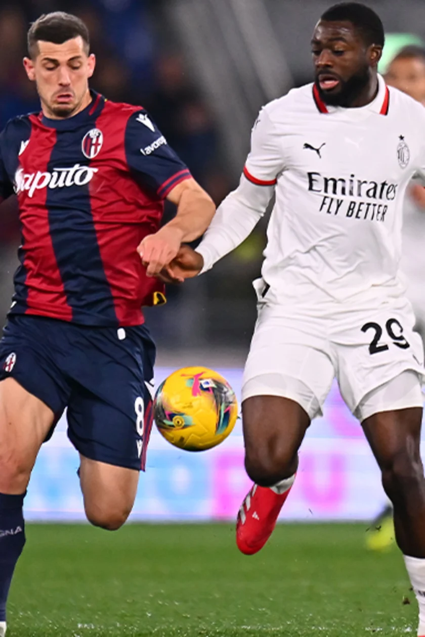 AC Milan and Bologna battle for the Coppa Italia