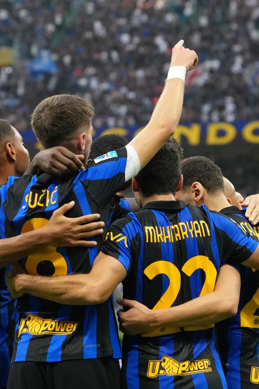Inter-Parma 3-0, scatto dei nerazzurri 