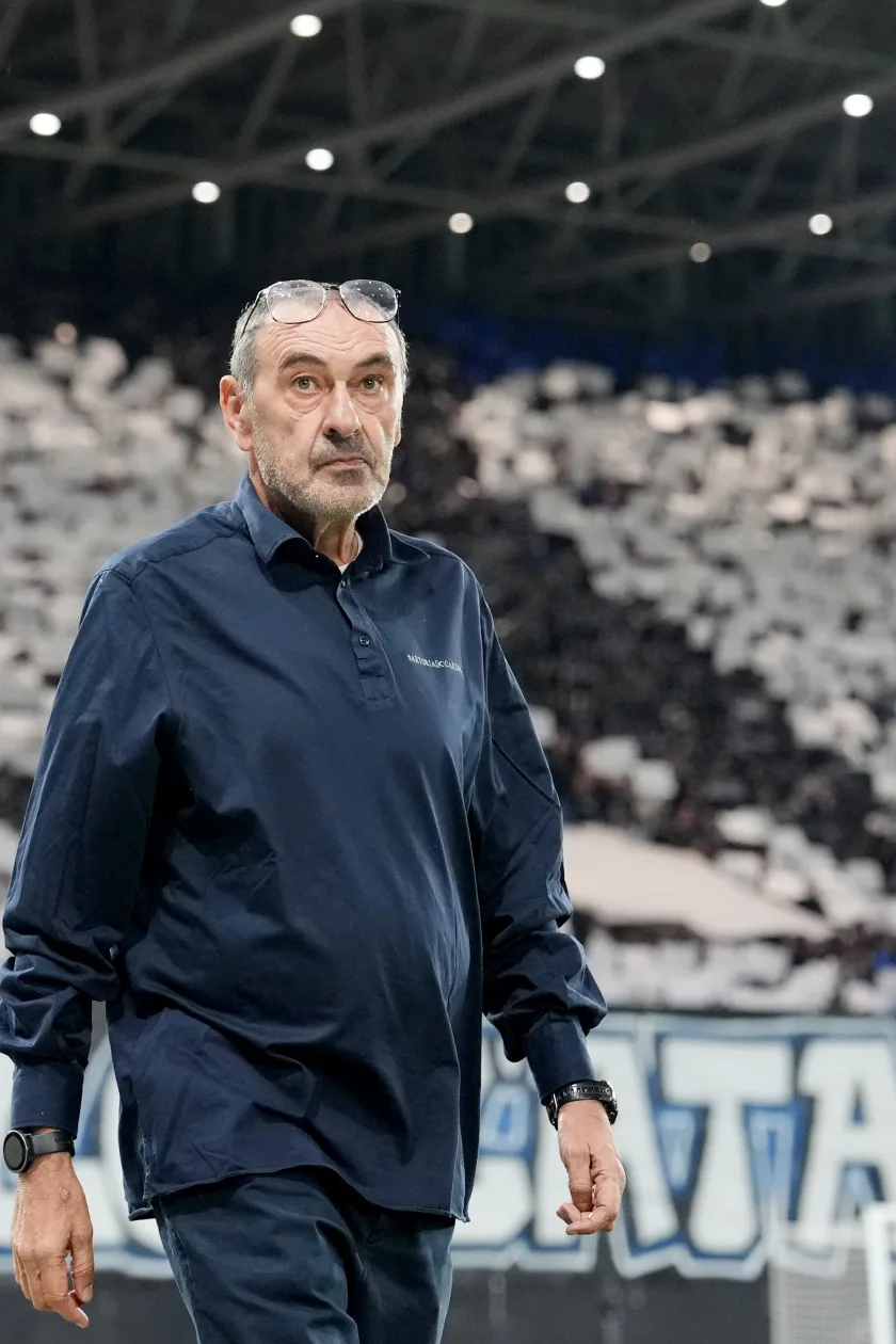 La panchina dell'Atalanta è di Maurizio Sarri