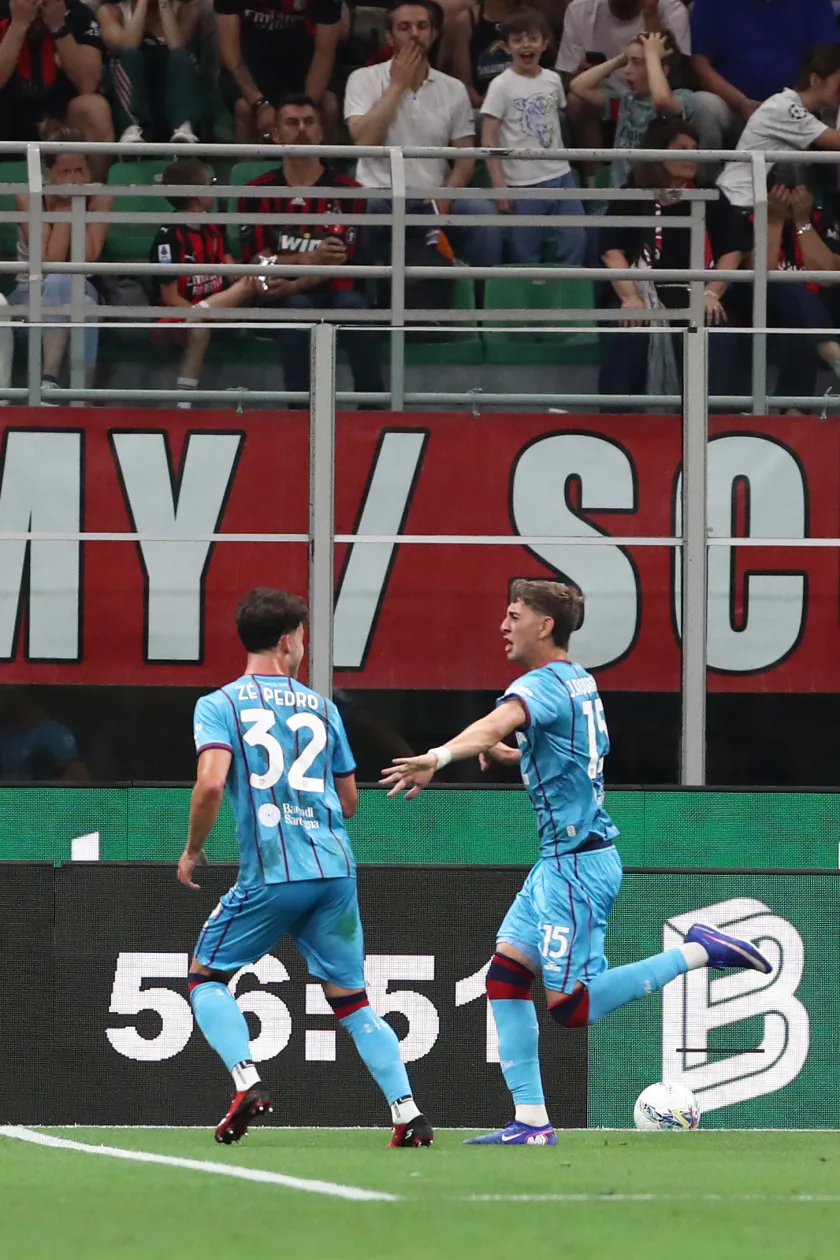 Milan 1-2 Cagliari