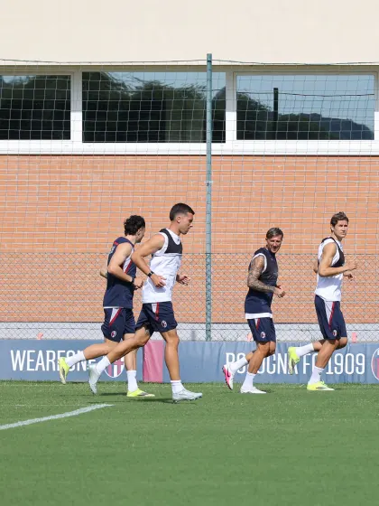 Bologna: il notiziario dell'allenamento
