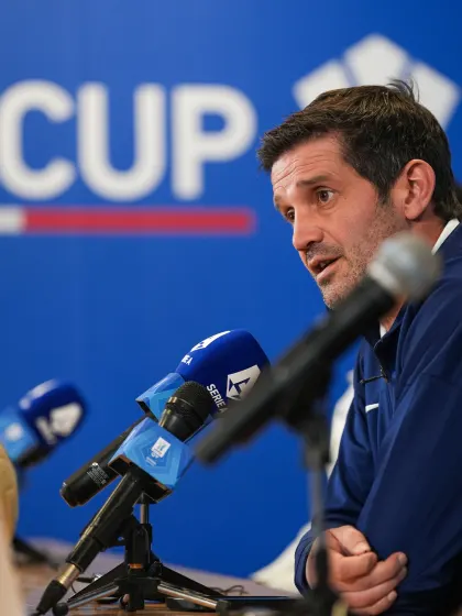 Chivu e Bastoni in conferenza