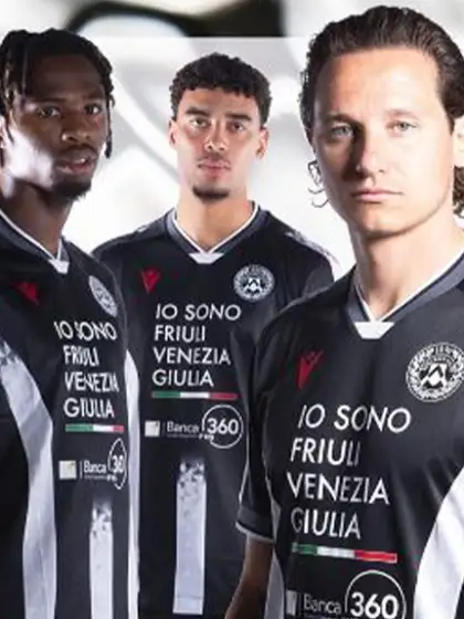 Udinese Calcio: la maglia home 2025/26