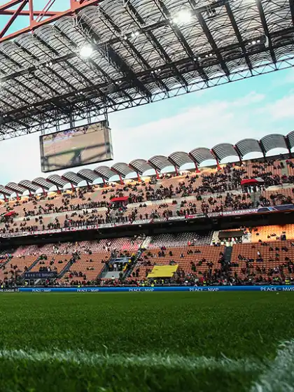 Utilizzo maxischermi allo stadio