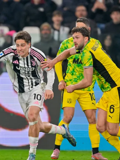 Juventus-Sassuolo 1-1, nel finale Locatelli si fa parare un calcio di rigore