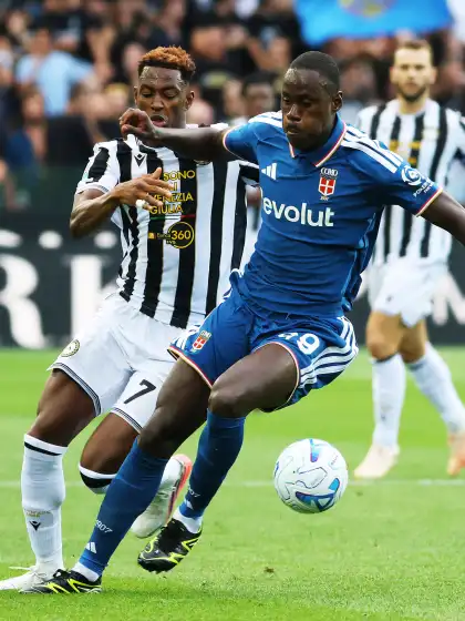Udinese-Como 1-1, i comaschi si fermano sulla traversa nel recupero