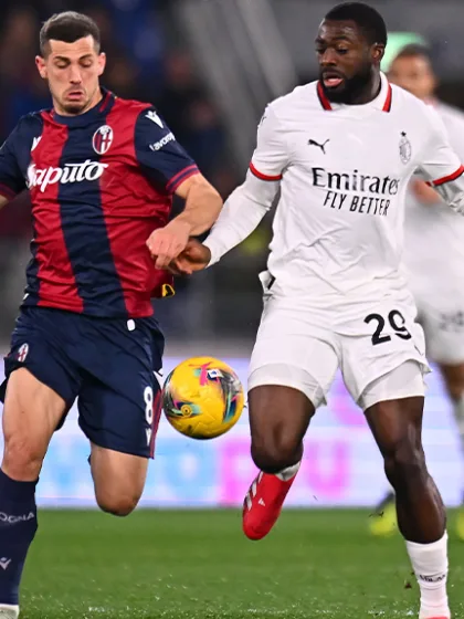 AC Milan and Bologna battle for the Coppa Italia