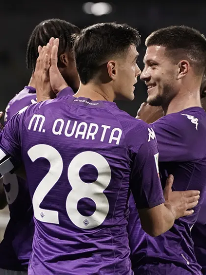 LA FIORENTINA AVANZA AI QUARTI