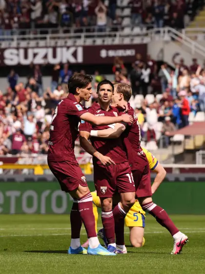 Torino-Hellas Verona 2-1, granata vicini a quota 40 punti